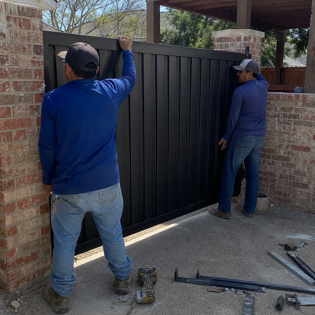 Gate Installation in Rowlett