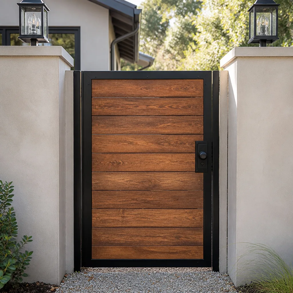 Wood & steel frame